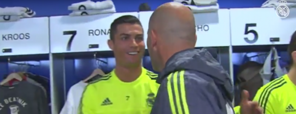 Zinedine Zidane Cristiano Ronaldo Real Madrid
