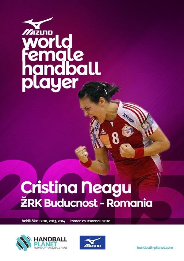 Cristina Neagu, cea mai buna handbalista a lumii. Doua romance, in cea mai buna echipa a lui 2015, dupa voturile specialistilor si ale fanilor_2