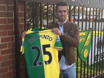 
	Fostul jucator al CFR-ului Ivo Pinto a ajuns in Premier League! Ce a spus dupa ce a semnat cu Norwich
