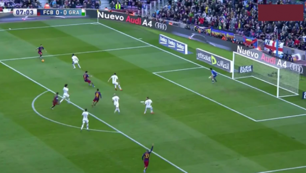 ARDA asa toata ziua :) Pasa GENIALA de gol a lui Arda Turan pentru Messi! VIDEO