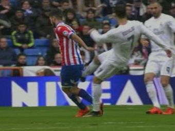 
	Gestul golanesc facut de Cristiano Ronaldo pe teren la ultimul meci! A scapat de eliminare dupa ce si-a lovit un adversar fara minge. VIDEO

