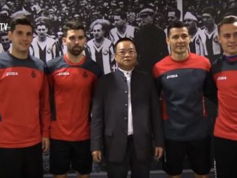 
	Costel Galca a facut cunostinta cu noii patroni miliardari ai lui Espanyol. Chinezii care au luat clubul anunta: &quot;In 3 ani vrem in UCL&quot;
