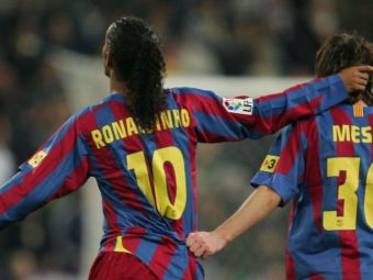 
	&quot;Ronaldinho mi-a zis: El va fi cel mai bun fotbalist al tuturor timpurilor! I-am raspuns: Nu! Ce? Tu esti!&quot; Momentul senzational in care Ronaldinho l-a descoperit pe Messi
