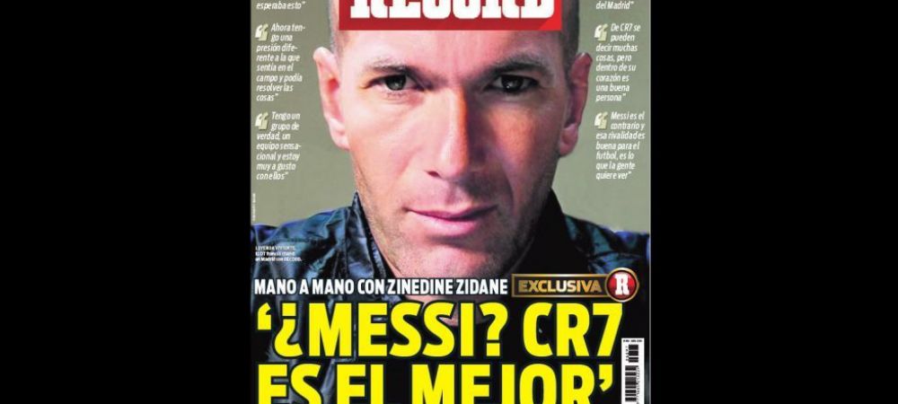 Zinedine Zidane Cristiano Ronaldo Lionel Messi
