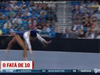 Aceasta gimnasta a facut SHOW la sol! :) Cu ce numar senzational poate ajunge la Rio