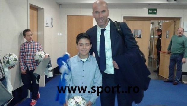 
	Surpriza uriasa pentru pustiul roman Zinedine Zidane Stoica! Real Madrid l-a chemat pe Bernabeu sa-si cunoasca idolul! FOTO
