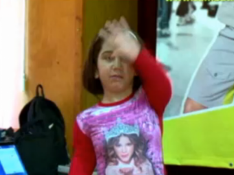 Sportul face minuni! Fiica lui Rotariu se recupereaza dupa 30 de operatii cu ajutorul dansului! VIDEO