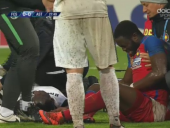 
	NU E BANC! Boubacar l-a lovit cu genunchiul intre picioare pe Sulley Muniru si a iesit accidentat de pe teren :)
