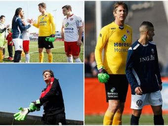 
	Van der Sar, ce portar! Revenit pe teren la 45 de ani, olandezul a aparat un penalty | VIDEO
