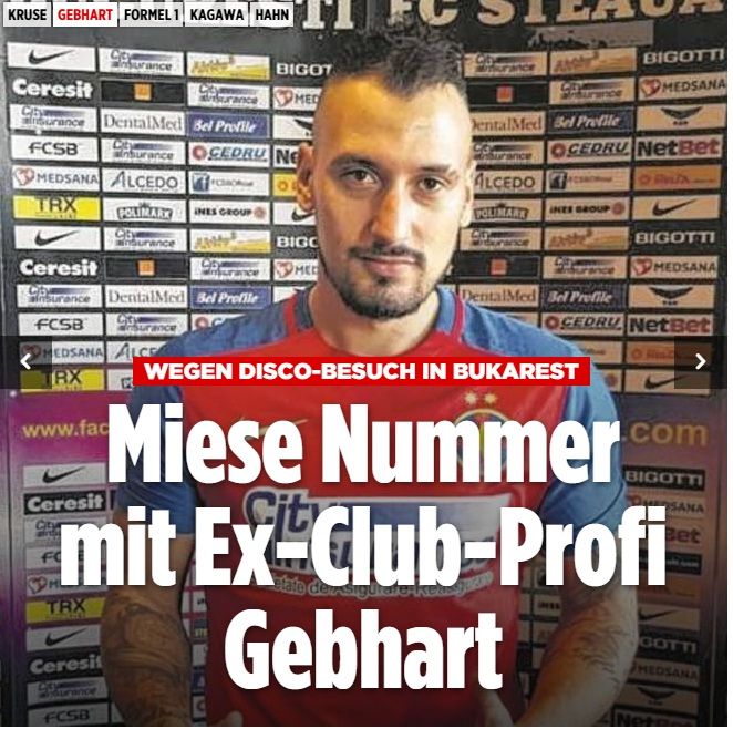 Prima reactie din Germania dupa scandalul cu Gebhart in club si la masaj erotic: "Suntem complet relaxati!" Becali il anunta sa plece acasa_1