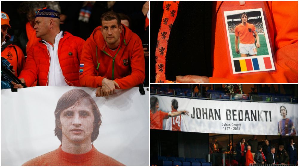 FOTO | Meciul lui "14". Olandezii l-au omagiat pe Johan Cruyff pe stadionul care ii va purta de acum numele. Cum s-a vazut meciul Olanda - Franta_13
