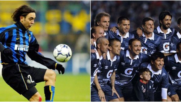 
	Final de cariera pentru inca un jucator fenomenal: Recoba a jucat meciul de adio alaturi de Zanetti, Valderrama si Riquelme si a marcat superb

