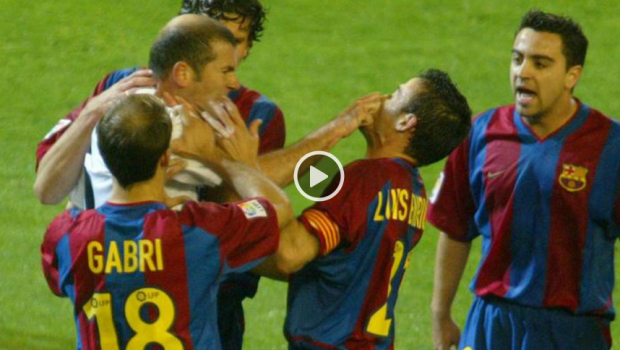 
	Primul El Clasico pentru Zidane! Cum a reactionat cand a fost intrebat despre incidentul din 2002, cand l-a strans de gat pe Luis Enrique
