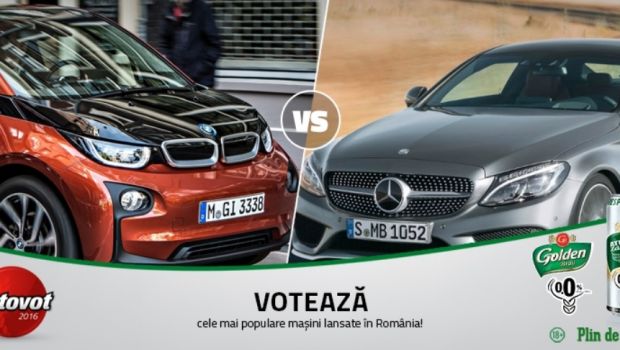 
	Duelurile zilei in Autovot 2016: BMW i3 vs. Mercedes Clasa C Coupe si Toyota Avensis vs. Skoda Superb
