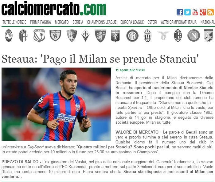 Criticat DUR de Becali, Stanciu arunca BOMBA: "E momentul sa plec de la Steaua!" Italienii au intrat imediat pe fir_1