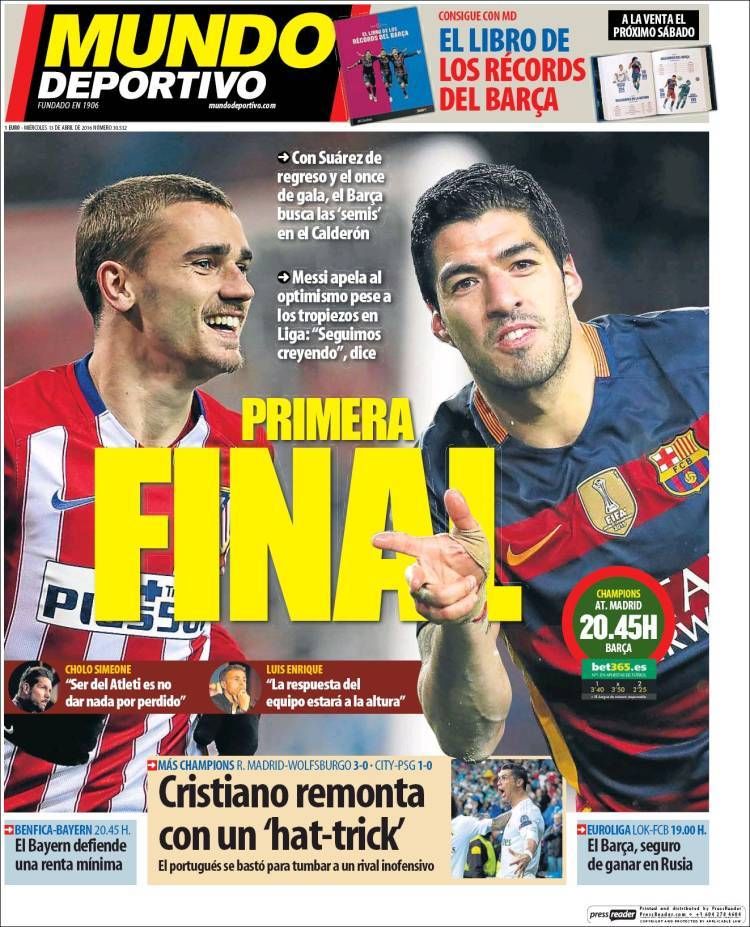 Ronaldo, ridicat la rang de Zeu dupa magia de aseara! Spaniolii sunt gata de un nou razboi: "Vine mama tuturor bataliilor!" Primele pagini ale ziarelor spaniole_3