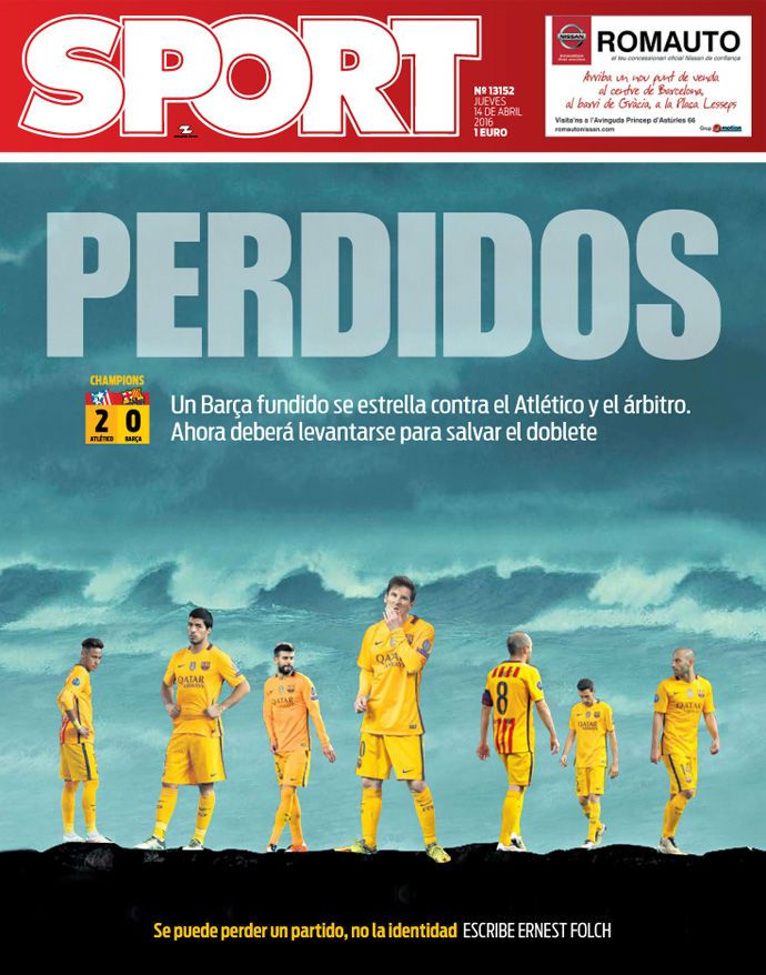 Ziua in care TITANICUL fotbalului a fost scufundat! Primele pagini din Spania dupa eliminarea cu scandal a Barcelonei_2