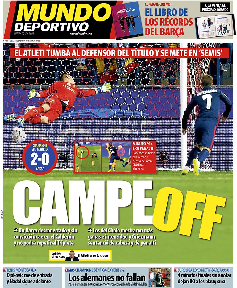 Ziua in care TITANICUL fotbalului a fost scufundat! Primele pagini din Spania dupa eliminarea cu scandal a Barcelonei_5