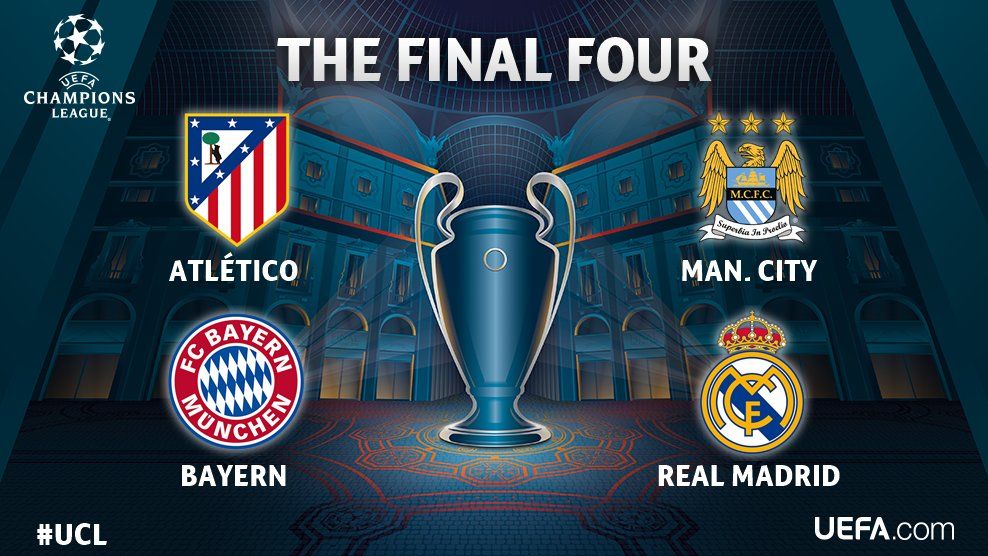 Semifinalele Champions League: Man City - Real Madrid, Atletico - Bayern. Ambele semifinale de Liga vor fi LIVE pe ProTV! Sahtior - Sevilla, Liverpool - Villarreal in Europa League_2