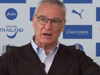
	A innebunit Ranieri :) Scena de milioane la conferinta de presa: &quot;Baai, suntem in Champions League, dilly ding dilly dong! Pochettino, stai calm!&quot;
