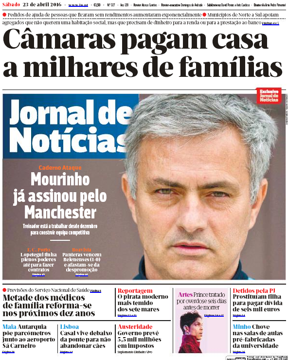 "A semnat" Cel mai mare ziar din Portugalia a facut anuntul pe prima pagina! Mourinho revine in fotbal_1