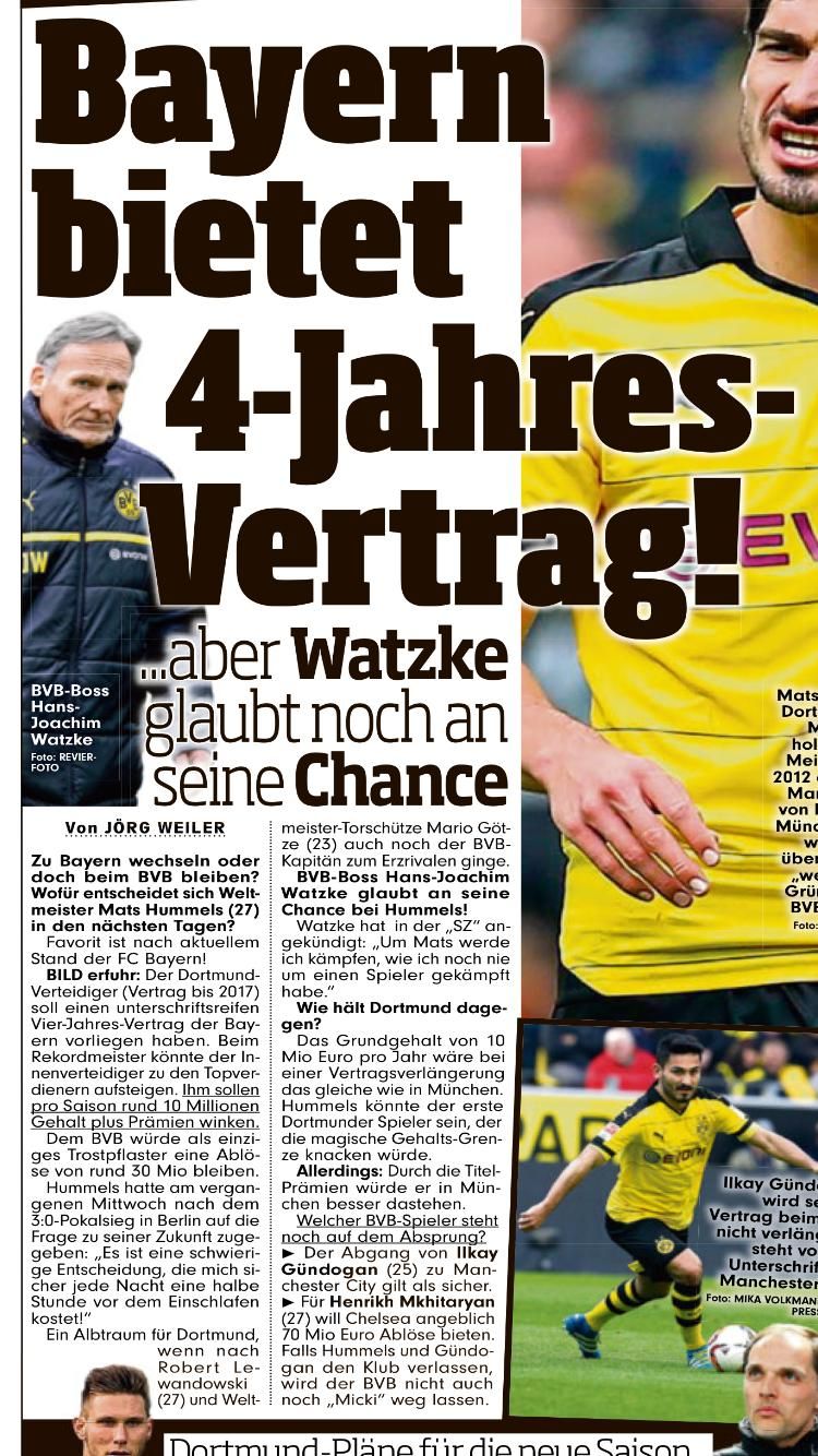 INCA un transfer URIAS intre Dortmund si Bayern: o supervedeta pleaca de la Borussia! Anuntul facut pe prima pagina de Bild_2