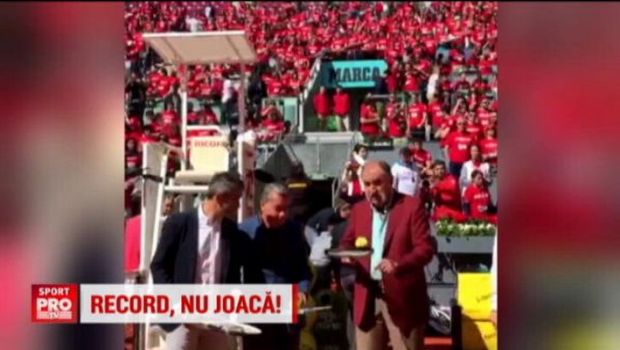 
	VIDEO | Tiriac si inca 2.000 de oameni, in Cartea Recordurilor. Romanul a propus un nou record mondial la turneul de la Madrid
