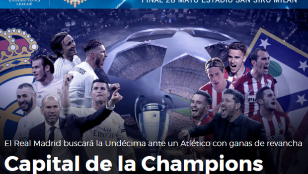 
	&quot;Madrid, capitala Champions League!&quot; Atletico vrea revansa dupa doi ani cu Real. Bale i-a luat fata lui Ronaldo: &quot;A iesit din umbra portughezului&quot;
