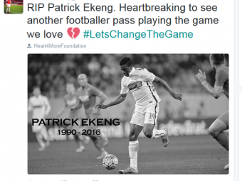 
	Lumea fotbalului este SOCATA de moartea lui Ekeng: Mesaje de la Eto&#39;o, Martial, Bellerin, Atletico Madrid sau Cafu!&nbsp;
