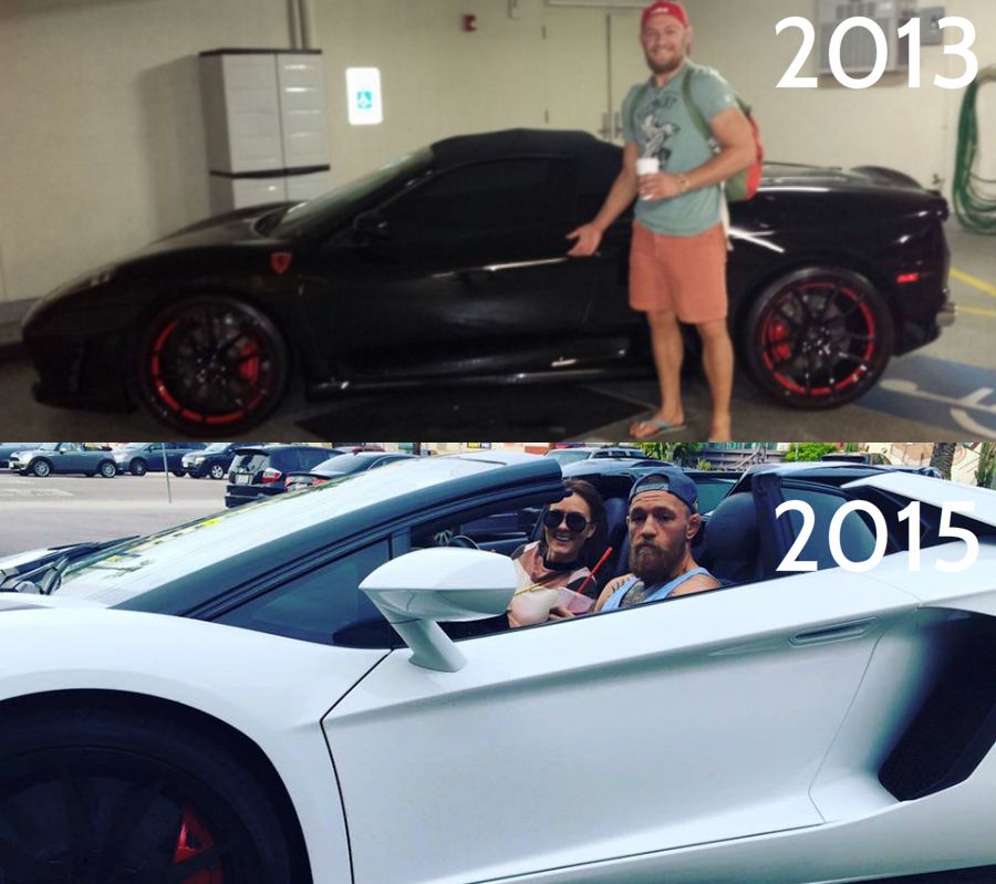 Poza geniala care arata succesul lui Conor McGregor! In 2013 se poza cu un Ferrari care nu era al lui. Ce masini are acum - FOTO_12