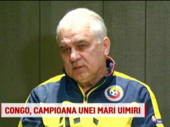 
	Iordanescu s-a pacalit de doua ori: a vrut sa joace inainte de EURO cu doua echipe europene, dar s-a trezit cu Congo. Selectionerul a crezut ca Bokila si ai sai sunt campionii Africii :)
