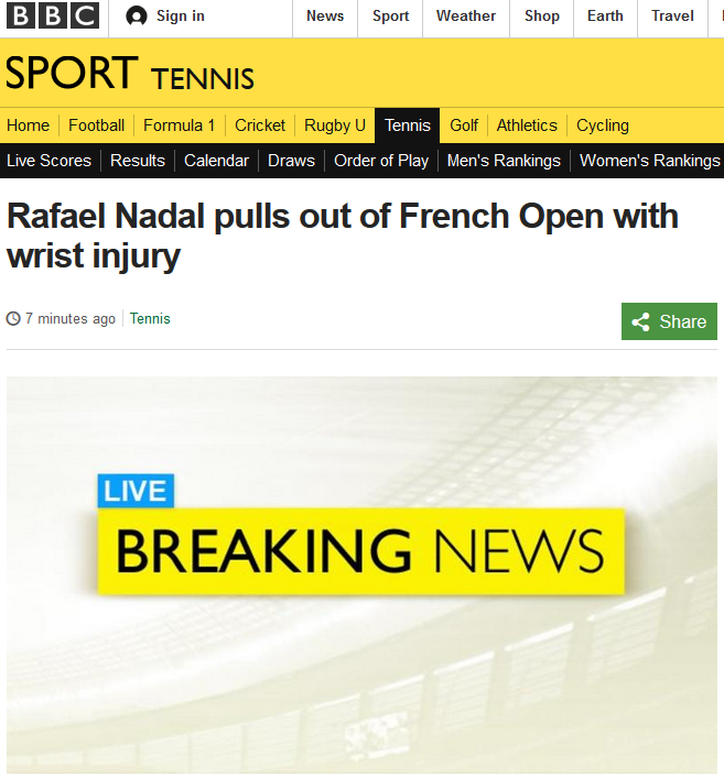 ULTIMA ORA: Rafa Nadal s-a retras de la Roland Garros, turneul la care a castigat cele mai multe trofee de grand slam_1