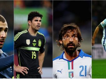 
	25 de nume uriase care vor vedea EURO la televizor: de la Pirlo si Balotelli pana la Torres si Mata. Cine lipseste din nationalele Italiei, Spaniei, Germaniei, Frantei ori Angliei
