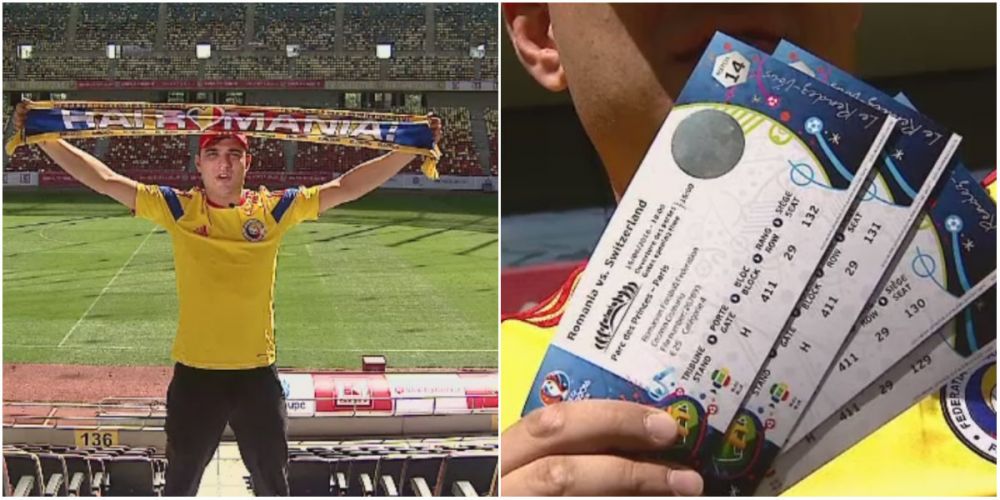 Suporterul care le cere tricolorilor sa fie asa cum e el in fiecare zi: LA INALTIME :) Are colectie de bilete de la meciuri si asteapta cu nerabdare Romania-Elvetia_1
