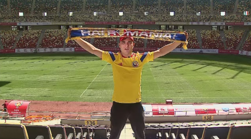 Suporterul care le cere tricolorilor sa fie asa cum e el in fiecare zi: LA INALTIME :) Are colectie de bilete de la meciuri si asteapta cu nerabdare Romania-Elvetia_4