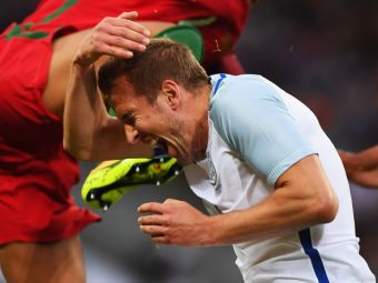 
	VIDEO SOCANT! Intrarea salbatica in meciul Angliei cu Portugalia! Bruno Alves a intrat cu TALPA in capul lui Harry Kane
