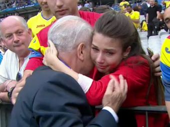 
	Moment EMOTIONANT pe Stade de France! Iordanescu a fost chemat in tribuna de familia lui. Ce s-a intamplat
