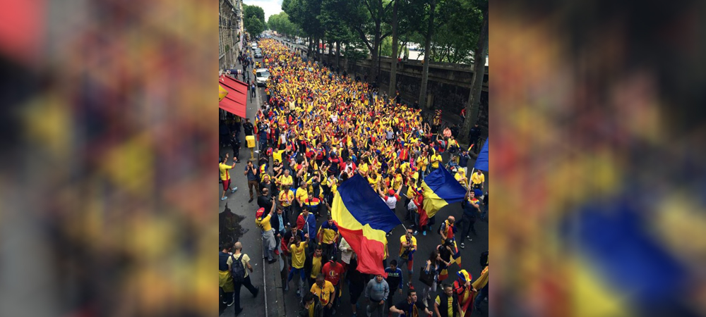Imagini ISTORICE cu fanii nationalei Romaniei in Paris! Mii de romani au plecat spre stadionul lui PSG! FOTO si VIDEO_2