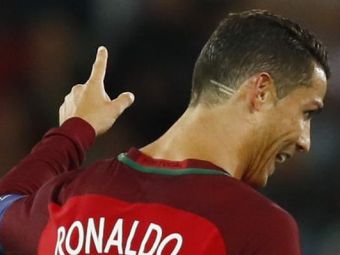 
	Gestul senzational al lui Cristiano Ronaldo. Ce inseamna desenul din frizura sa de la meciul cu Islanda. FOTO
