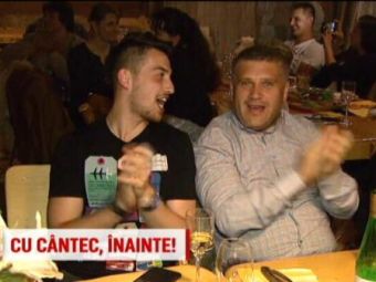 VIDEO Inainte sa plece spre Lyon, fiii lui Iordanescu au petrecut cu fanii la Paris: &quot;Tata e tensionat, are emotii&quot;