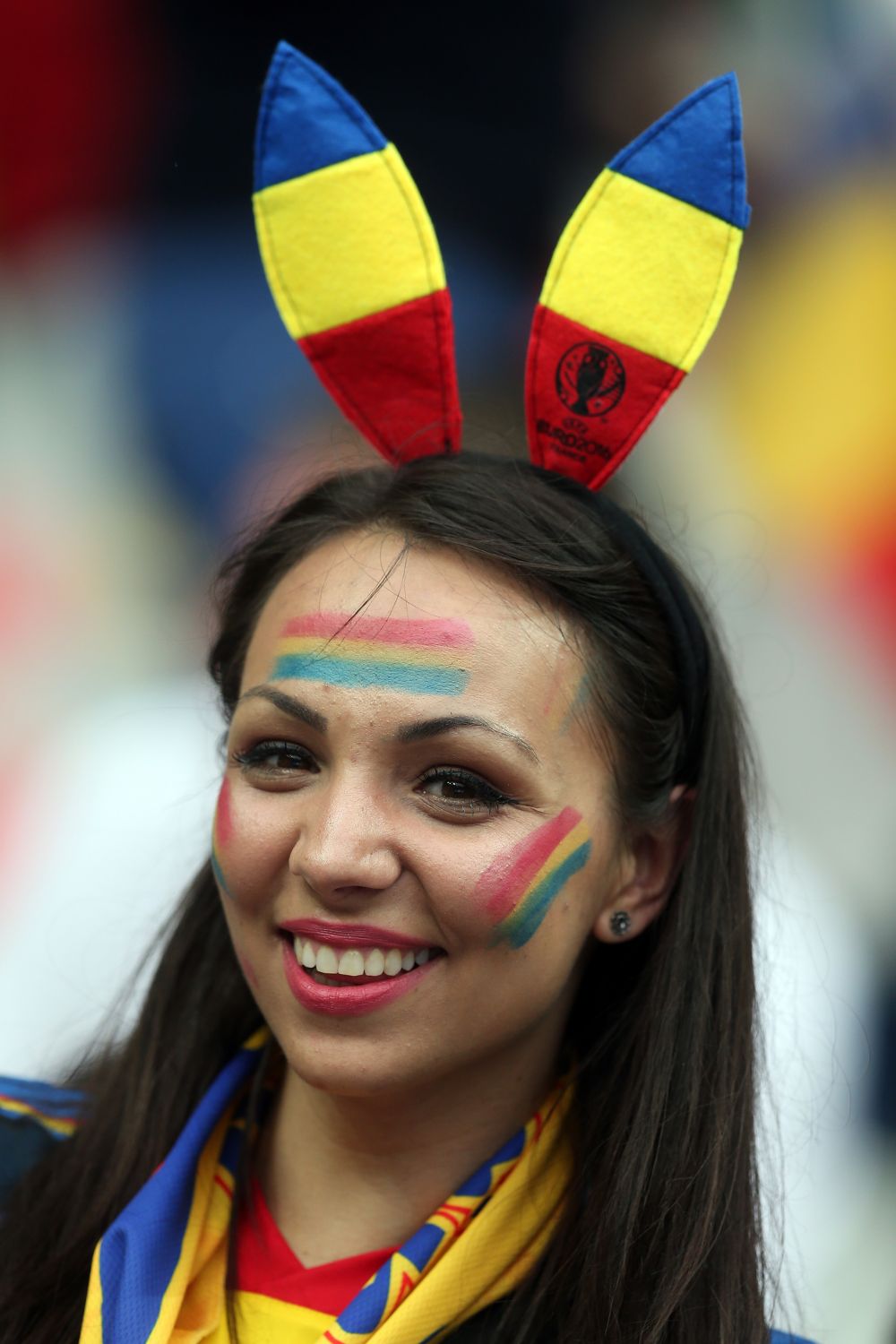 Daca se juca pe frumusete, Romania - Albania era finala Euro! GALERIE FOTO Cine castiga duelul fanelor?_2