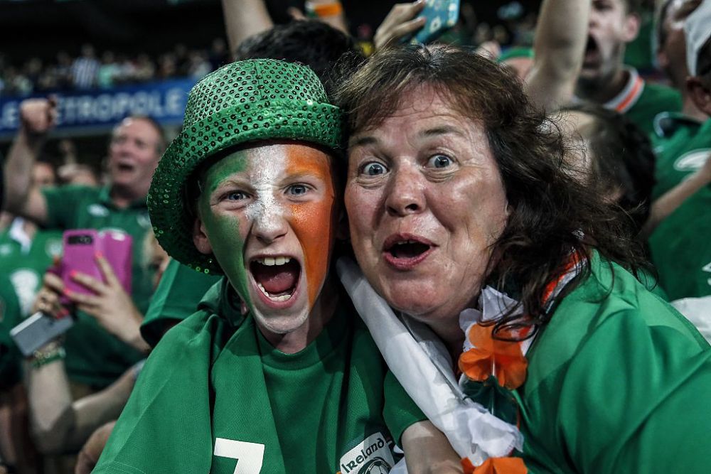 GALERIE FOTO: Ei sunt oamenii care au cucerit o lume intreaga la Euro! Cele mai tari imagini cu fanii irlandezi pe stadioanele din Franta_20