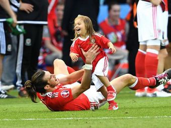 
	El este Gheata de Aur de la Euro in acest moment! GALERIE FOTO: Imagini fantastice cu fetita lui Bale, intrata pe teren sa se bucure pentru calificarea nationalei
