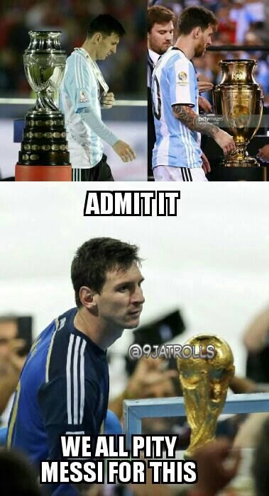 Primul REGE fara coroana! Internetul e plin de ironii dupa retragerea lui Messi de la nationala. FOTO_15