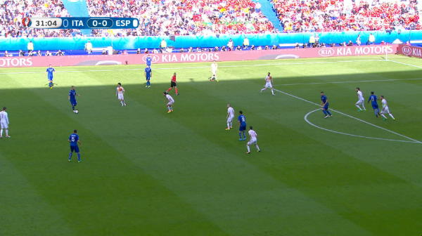 REZUMATUL VIDEO: Italia 2-0 Spania, goluri marcate de Chiellini si Pelle