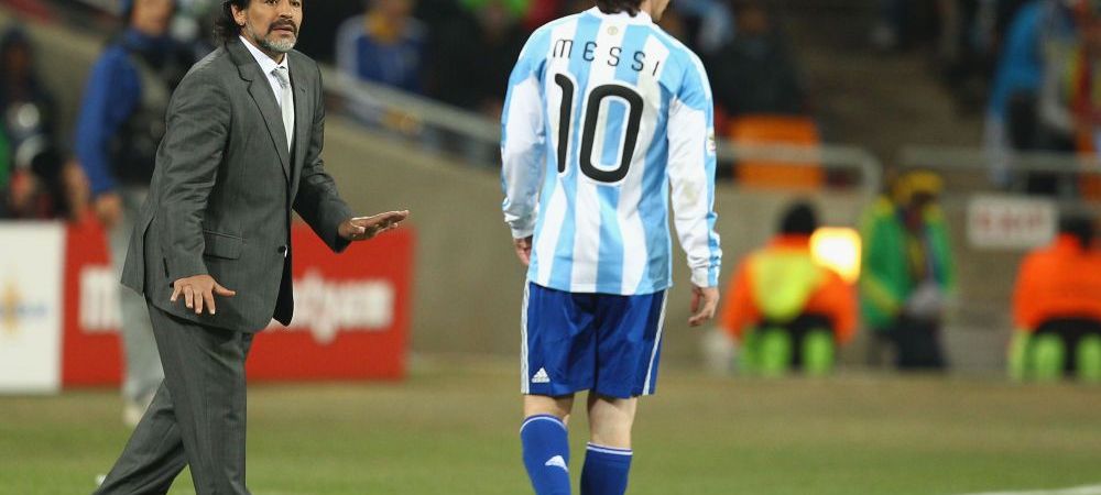 Lionel Messi Argentina Diego Armando Maradona