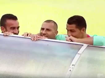 Ronaldo, REFUZAT din cauza lui Zlatan! Cum a incercat sa agate chiar la antrenamentul Portugaliei. VIDEO