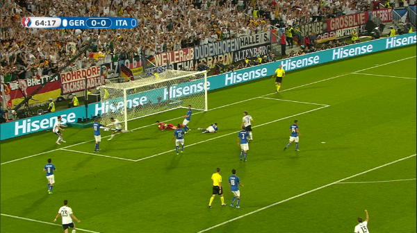 Germania deschide scorul dupa o super faza pornita de la Neuer! Ozil inscrie din fata portii - VIDEO