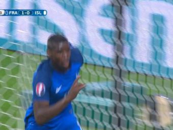 GOOOL Franta. Paul Pogba inscrie pentru 2-0 in meciul cu Islanda, in urma unui corner. VIDEO