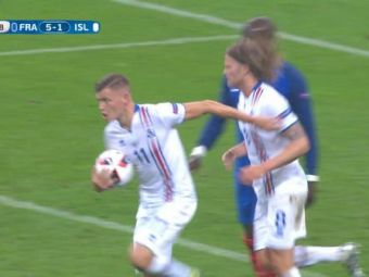 GOOOL Islanda. Bjarnasson reduce din diferenta cu o lovitura de cap: 5-2. VIDEO